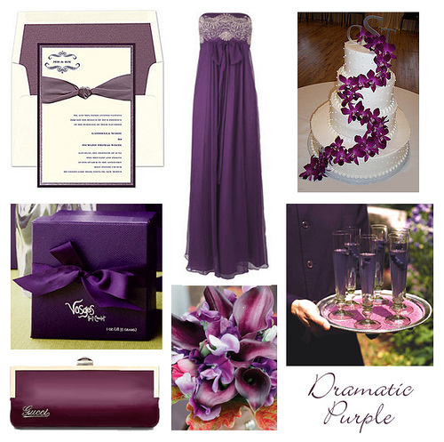 black pink dark pink magenta brown tux for wedding with purple