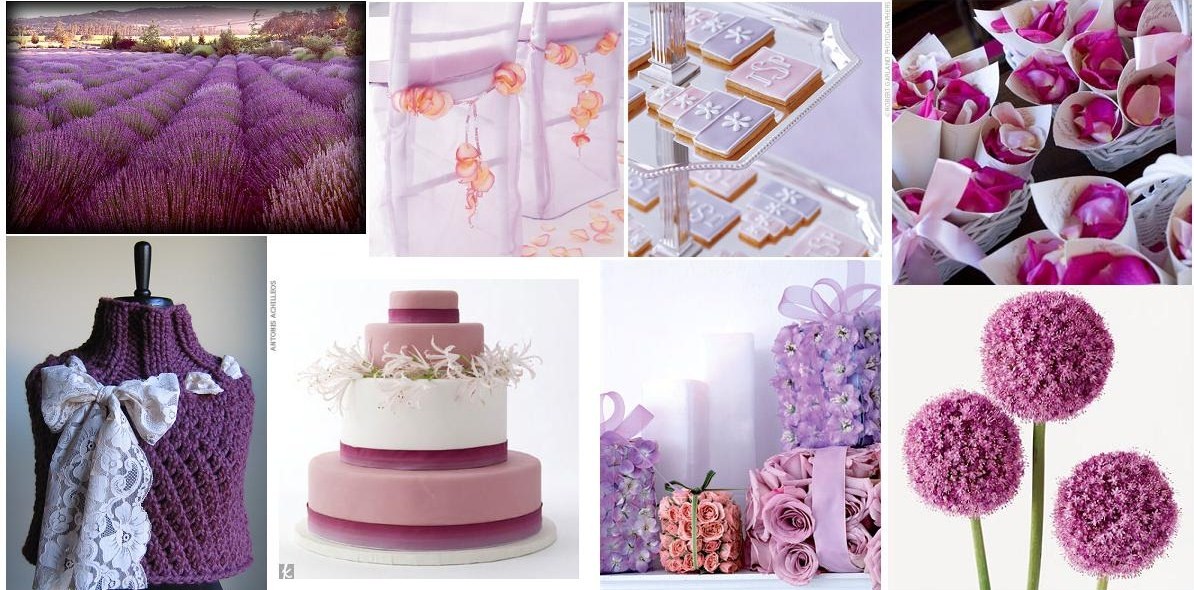 purple wedding scheme