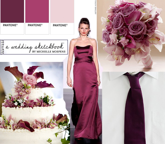 Winter wedding theme burgundy